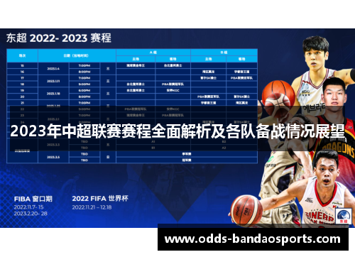 2023年中超联赛赛程全面解析及各队备战情况展望