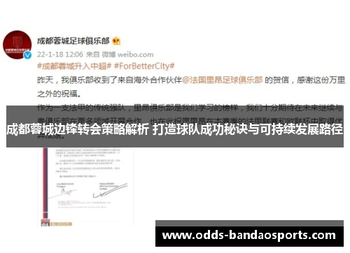 成都蓉城边锋转会策略解析 打造球队成功秘诀与可持续发展路径