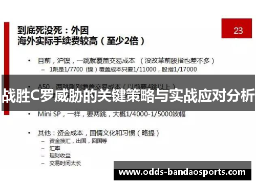 战胜C罗威胁的关键策略与实战应对分析